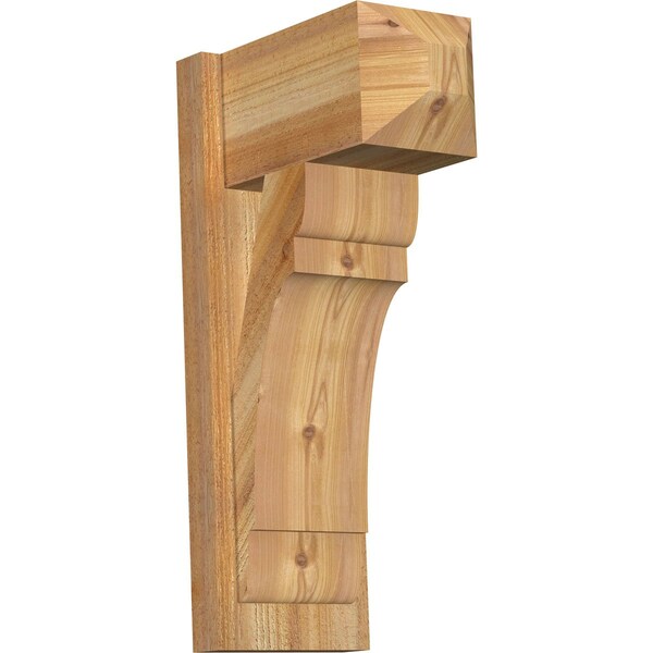Ekena Millwork Olympic Craftsman Rough Sawn Outlooker, Western Red Cedar, 8"W x 14"D x 26"H OUT08X14X26OLY04RWR - main